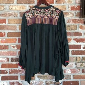 Orange Creek Embroidered Forest Green Jacket